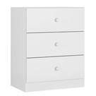 Cômoda Infantil Louise 3 Gavetas Branco AJL