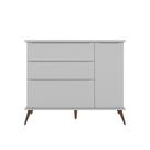 Cômoda Infantil Melinda 1 PT 3 GV Cinza