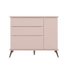 Cômoda Infantil Melinda 1 PT 3 GV Rosê