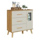 Comoda Infantil Moveis Peroba Sky 03 gavetas 01 porta MDF