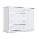 Cômoda Infantil Nova York Branco HP Henn