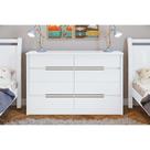 Cômoda Infantil Urban c/ 8 Gavetas Branco - Lopas