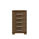 Cômoda Itapema Com 5 Gavetas 90x 56 Para Quarto Cor Malbec Lupesa Móveis Ltda