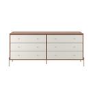 Cômoda Jasper 182cm 6 Gavetas Multifuncional Província