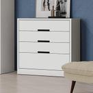 Cômoda Kappesberg 4 Gavetas Branco S824 Cômoda Kappesberg 4 Gavetas Branco S824