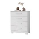 Cômoda Lidia 4 gavetas Jcm Cor:Branco