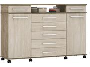 Cômoda London 2 Portas 7 Gavetas 1,70 m - Comoda para Quarto - Demobile