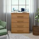 Comoda lopas c/04 gav baiao 2021 - amendoa clean - lopas - 7640