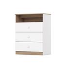 Cômoda Magia 3 Gavetas I726 Branco Jequitibá Hp - Henn