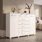 Cômoda Mega Grande com Sapateira Espaçosa 5 Gavetas com Chave Segurança para Quarto Casal - Branco Cômoda Mega Grande com Sapateira Espaçosa 5 Gavetas com Chave Segurança para Quarto Casal - Branco