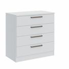 Cômoda Modulada Requinte com 4 Gavetas - Branco Line