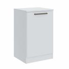 Cômoda Módulo Inferior 1 Porta Requinte 100% MDF Branco/Line