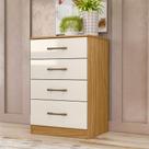 Cômoda Ms913 Organizadora Roupa Para Quarto 4 Gavetas