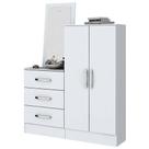 Cômoda Multiuso 02 Portas 03 Gavetas Branco - Briz