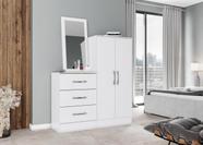 Cômoda Multiuso 2 Pts. 3 Gav. Branco B700 - Briz