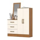 Cômoda Multiuso Henn 2 Portas 3 Gavetas Com Espelho Sapateira Nichos Para Quarto Cinamomo Off White Cômoda Multiuso Henn 2 Portas 3 Gavetas Com Espelho Sapateira Nichos Para Quarto Cinamomo Off White
