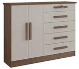 Cômoda New Athos 5 Gavetas Com Sapateira D Doro
