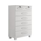 Cômoda New Barcelona 7 Gavetas Com Chave Benetil Móveis Branco Cômoda New Barcelona 7 Gavetas Com Chave Benetil Móveis Branco