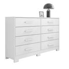 Cômoda Olga 8 Gavetas Jcm Cor:Branco