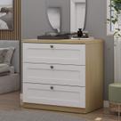 Cômoda Organizadora 79cm com 3 Gavetas Infinity 2052 Genialflex