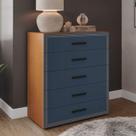 Cômoda Organizadora 90cm com 5 Gavetas 240831 Linha Valência Politorno Cômoda Organizadora 90cm com 5 Gavetas 240831 Linha Valência Politorno