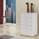 Cômoda Organizadora Grande 5 Gavetas Quarto Casal Branco Cômoda Organizadora Grande 5 Gavetas Quarto Casal Branco