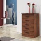 Cômoda Organizadora Grande 5 Gavetas Quarto Casal Café