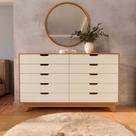 Cômoda para Quarto 10 Gavetas MDF Alice Yescasa