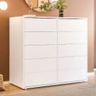 Cômoda Para Quarto 10 Gavetas Melinda Branco Cômoda Para Quarto 10 Gavetas Melinda Branco