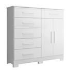 Cômoda Para Quarto 2 Portas 124cm Ester A02 Branco - Mpozenato Cômoda Para Quarto 2 Portas 124cm Ester A02 Branco - Mpozenato