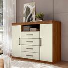 Cômoda para Quarto 2 Portas 4 Gavetas 1 Nicho Master