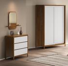 Cômoda para Quarto 3 Gavetas Modena
