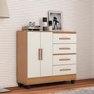 Cômoda para Quarto 4 Gavetas 02 Portas com Pés Lite