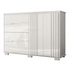 Cômoda Para Quarto 4 Gavetas 147cm Gênova M07 Branco - Mpozenato Cômoda Para Quarto 4 Gavetas 147cm Gênova M07 Branco - Mpozenato