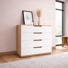 Cômoda para Quarto 4 Gavetas 90cm Madri
