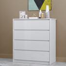 Cômoda para Quarto 4 Gavetas - Carla