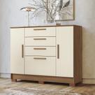Cômoda para Quarto 4 Gavetas e 2 Portas Pinhais