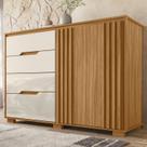 Cômoda para Quarto 4 Gavetas e 2 Portas Texas