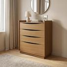 Cômoda para Quarto 4 Gavetas Kappesberg M260 Canela Cômoda para Quarto 4 Gavetas Kappesberg M260 Canela