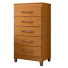 Cômoda Para Quarto 5 Gavetas 56cm Thais A02 Cinamomo - Mpozenato
