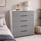 Cômoda para Quarto 5 Gavetas 90cm Madri