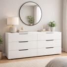 Cômoda para Quarto 6 Gavetas 150cm Madri