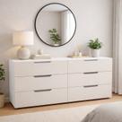 Cômoda para Quarto 6 Gavetas 150cm Madri