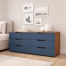 Cômoda para Quarto 6 Gavetas 150cm Madri
