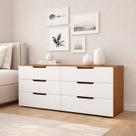 Cômoda para Quarto 6 Gavetas 150cm Madri