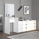 Cômoda para Quarto 6 Gavetas com Espelho Porto