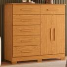 Cômoda para Quarto 6 Gavetas e 2 Portas Xangai