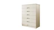 Cômoda Para Quarto 6 Gavetas Sevilha Made Marcs - Off White