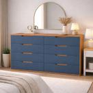 Cômoda para Quarto 8 Gavetas 150cm Madri
