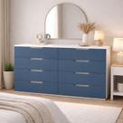 Cômoda para Quarto 8 Gavetas 150cm Madri